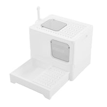 Load image into Gallery viewer, Anti Splash Enclosed Cat Litter Box Living and Home