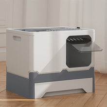 Load image into Gallery viewer, Anti Splash Enclosed Cat Litter Box Living and Home