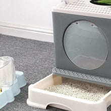 Load image into Gallery viewer, Full Enclosed Foldable Cat Litter Box Living and Home