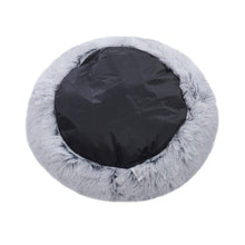Load image into Gallery viewer, 50cm Plush Winter Cat Bed in Gray - Cozy Semi-Enclosed Design Living and Home