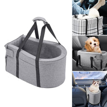 Load image into Gallery viewer, Gray Car Dog Bed with 25D Sponge and Oxford Cloth Living and Home