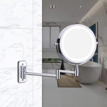 Load image into Gallery viewer, Retractable Mirror with Lamp is Perforation-Free Living and Home