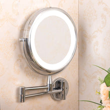 Load image into Gallery viewer, Retractable Mirror with Lamp is Perforation-Free Living and Home