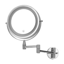 Load image into Gallery viewer, Retractable Mirror with Lamp is Perforation-Free Living and Home