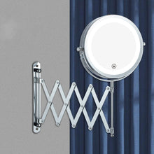 Load image into Gallery viewer, Retractable Mirror with Lamp is Perforation-Free Living and Home