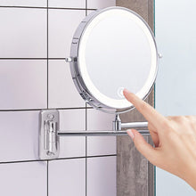 Load image into Gallery viewer, Retractable Mirror with Lamp is Perforation-Free Living and Home