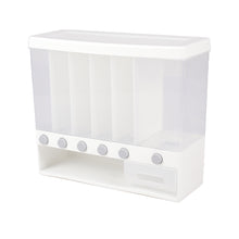 Load image into Gallery viewer, Wall mounted Cereal Dispenser Kitchen Storage with Measuring Cup