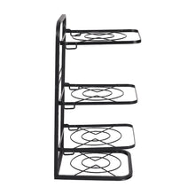 Load image into Gallery viewer, Livingandhome Kitchen Pot Pan Organizer Rack Adjustable Cookware Holder Stand