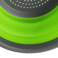 Load image into Gallery viewer, Collapsible Kitchen Silicone Colander Strainer Bowl Kitchen Storage Baskets Living and Home