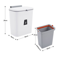 Load image into Gallery viewer, Kitchen Compost Bin Hanging Trash Can