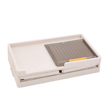 Load image into Gallery viewer, 2-Tier Folding Storage Box with Wheels