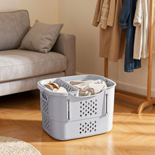 Load image into Gallery viewer, Laundry Baskets & Storage Bins Set – Foldable, PP & Metal