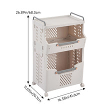 Load image into Gallery viewer, Laundry Baskets & Storage Bins Set – Foldable, PP & Metal