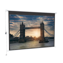 Load image into Gallery viewer, 4:3 Wall Mount Electric Projector Screen for Home Theater Movie and Office Projector Screens Living and Home