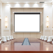 Load image into Gallery viewer, 4:3 Wall Mount Electric Projector Screen for Home Theater Movie and Office Projector Screens Living and Home 172cm L x 110cm W