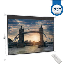 Load image into Gallery viewer, 4:3 Wall Mount Electric Projector Screen for Home Theater Movie and Office Projector Screens Living and Home