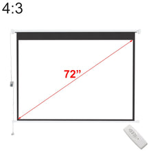 Load image into Gallery viewer, 4:3 Wall Mount Electric Projector Screen for Home Theater Movie and Office Projector Screens Living and Home