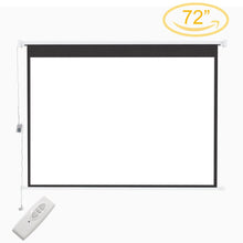 Load image into Gallery viewer, 4:3 Wall Mount Electric Projector Screen for Home Theater Movie and Office Projector Screens Living and Home