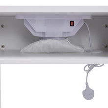 Load image into Gallery viewer, 120cm Wide Wheeled Manicure Table with Electric Dust Extractor Dressing Tables Living and Home