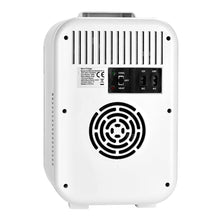 Load image into Gallery viewer, White 12L Mini Makeup Storage Fridge with LED Mirror Door Makeup Organizers Living and Home