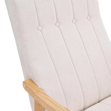 Load image into Gallery viewer, Solid Wood Rocking Chair with Velvet Upholstered Rocking Chairs Living and Home