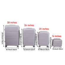 Load image into Gallery viewer, 4PCS Lockable Travel Suitcase Set