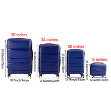 Load image into Gallery viewer, 4PCS Lockable Travel Suitcase Set