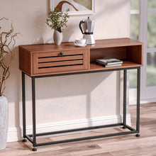 Load image into Gallery viewer, Metallic Console Table for Entryway with Storage Living and Home