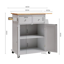 Load image into Gallery viewer, Kitchen Island with Storage Modern Kitchen Cabinet Trolley Kitchen Trolleys Living and Home