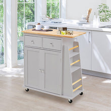 Load image into Gallery viewer, Kitchen Island with Storage Modern Kitchen Cabinet Trolley Kitchen Trolleys Living and Home
