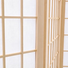 Load image into Gallery viewer, 6-Panel Solid Wood Folding Room Divider Screen Natural Room Dividers Living and Home
