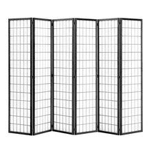 Load image into Gallery viewer, 6-Panel Solid Wood Folding Room Divider Screen Natural Room Dividers Living and Home