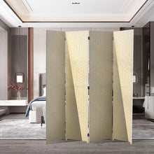 Load image into Gallery viewer, 2 Style Bamboo Woven 4-Panel Folding Room Divider Room Dividers Living and Home