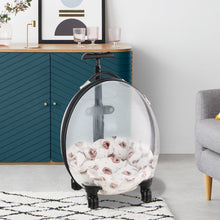 Load image into Gallery viewer, Transparent White Pet Travel Trolley Suitcase Living and Home