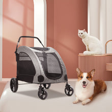Load image into Gallery viewer, Pets Mood Collapsible Pet Stroller for Cats and Dogs Living and Home