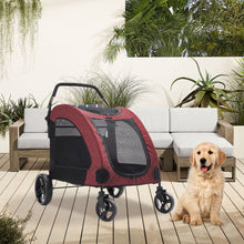 Load image into Gallery viewer, Pets Mood Collapsible Pet Stroller for Cats and Dogs Living and Home
