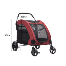 Load image into Gallery viewer, Pets Mood Collapsible Pet Stroller for Cats and Dogs Living and Home