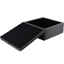 Load image into Gallery viewer, Linen Upholstered Storage Ottoman Footstool Living and Home