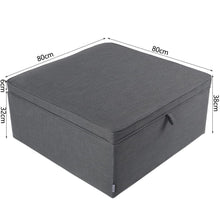 Load image into Gallery viewer, Linen Upholstered Storage Ottoman Footstool Living and Home