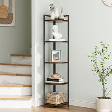 Load image into Gallery viewer, 5 Tier Corner Book Shelf Home Storage Display