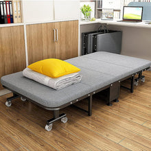 Load image into Gallery viewer, 4-Fold Metal Sponge Folding Bed Living and Home