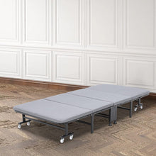 Load image into Gallery viewer, 4-Fold Metal Sponge Folding Bed Living and Home
