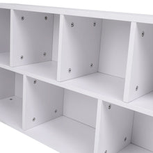 Load image into Gallery viewer, Cube Wooden Bookcase Organizer Storage Shelving Unit Living and Home