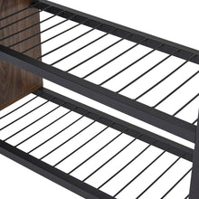 Load image into Gallery viewer, Direct Modern Walnut 3 Tier Shoe Organizer Shelf Living and Home