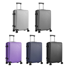 Load image into Gallery viewer, 20/24/28 Inch Lightweight Hardside Slash Texture Travel Suitcase with Spinner Wheels Travel Suitcases Living and Home