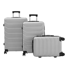 Load image into Gallery viewer, 24 Inch Black/Blue/Grey Rolling Hardshell Luggage Travel Suitcase Travel Suitcases Living and Home