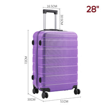 Load image into Gallery viewer, Lightweight Hardside Travel Suitcase with Spinner Wheels