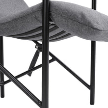 Load image into Gallery viewer, Modern Minimalist Linen Armchair with Metal Frame Living and Home