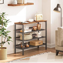 Load image into Gallery viewer, 4-Tier Mesh Shelves Shoe Rack