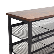 Load image into Gallery viewer, 4-Tier Mesh Shelves Shoe Rack